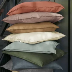 Lenzuolo con angoli in lyocell Tencel™ (90 x 190 cm) Olivia Blu stone