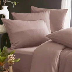 Lenzuolo con angoli in lyocell Tencel™ (200 x 200 cm) Olivia Rosa blush