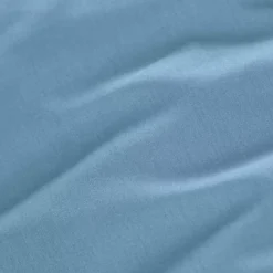 Lenzuolo con angoli in percalle di cotone (90 x 190 cm) Cali Azzurro