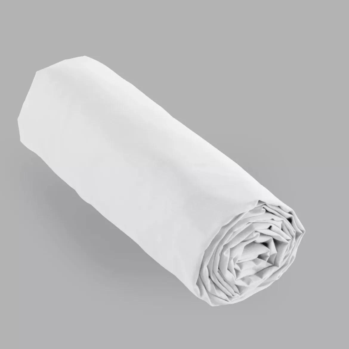 Lenzuolo con angoli in percalle di cotone (140 x 200 cm) Cali Bianco
