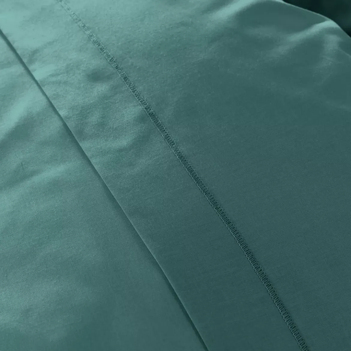 Lenzuolo con angoli percalle di cotone (90 x 190 cm) Cali Blu ottanio
