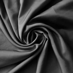 Lenzuolo sotto con angoli in raso di bambù (90 x 190 cm) Sienna Nero