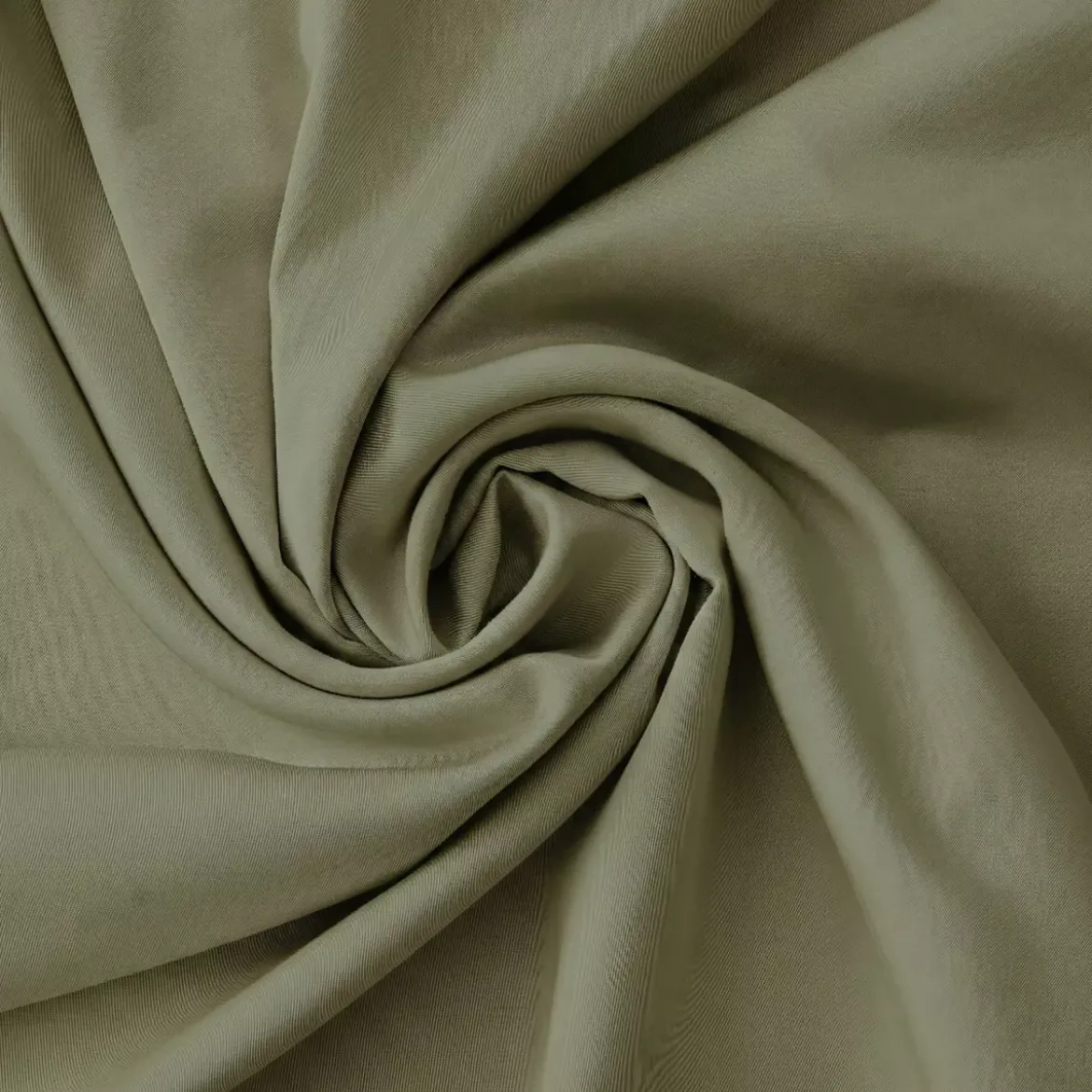 Lenzuolo sotto in raso di bambù (140 x 190 cm) Sienna Verde rosmarino