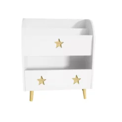 Libreria bambino legno (H72 cm) Stars Bianca