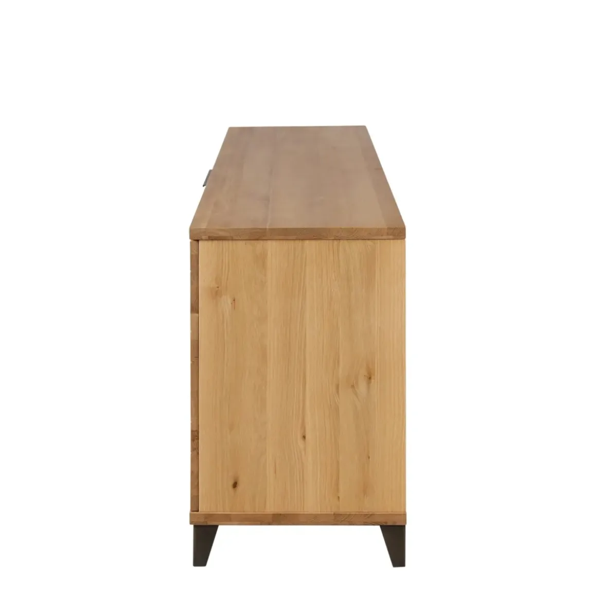 Madia 3 ante 1 cassetto in rovere massiccio (190 x 80 cm) Bristol Naturale