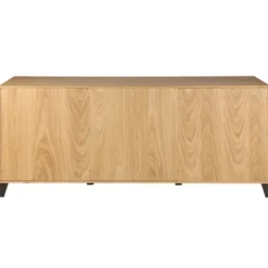 Madia 3 ante 1 cassetto in rovere massiccio (190 x 80 cm) Bristol Naturale