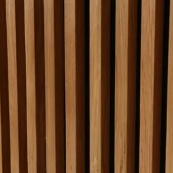 Madia 3 ante in rovere massiccio e metallo (159 x 76 cm) Rytm Nero