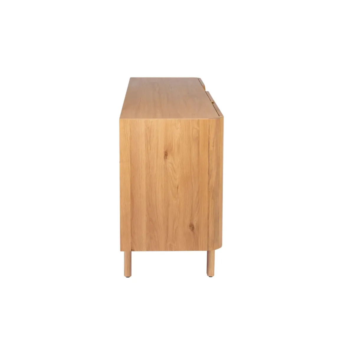 Madia 3 ante in rovere massiccio (154 x 80 cm) Oakland Naturale