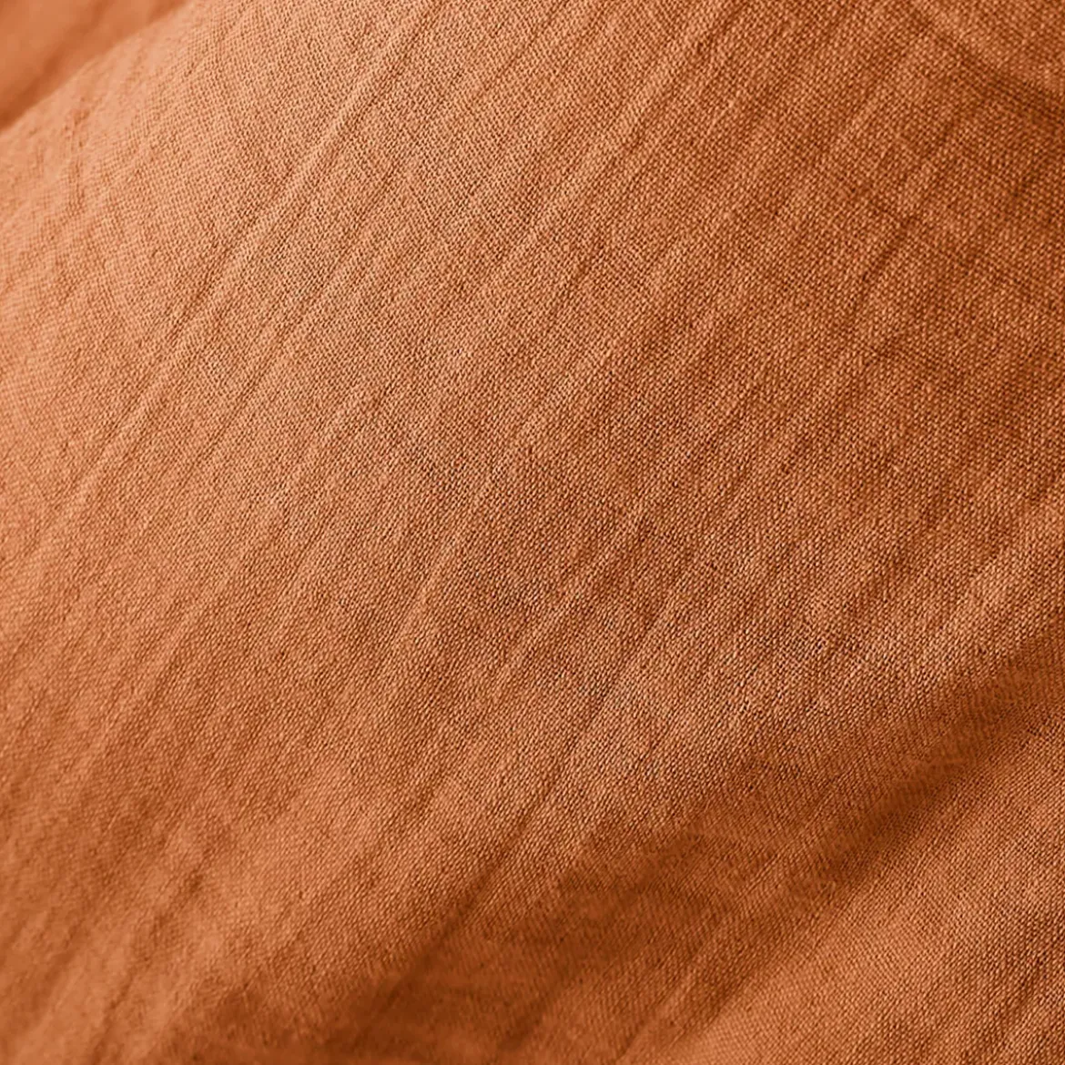Mantovana Garza di cotone (140 x 190 cm) Gaïa Albicocca