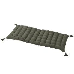 Materassino da pavimento garza di cotone (60 x 120 cm) Gaïa Verde rosmarino