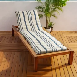 Materassino per lettino prendisole arrotolabile (180 x 60 cm) Nautira Blu marino