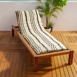 Materassino per lettino prendisole arrotolabile (180 x 60 cm) Nautira Grigio ardesia