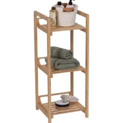Mobile da bagno in bambù 3 ripiani (30 x H75 cm) Armonia Naturale