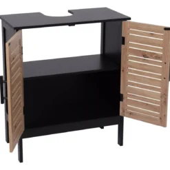 Mobile da bagno (60 x H70 cm) Bergen Nero