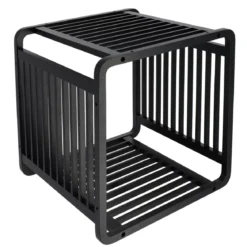Mobile portaoggetti impilabile (33 x H33 cm) Smart Kube Nero