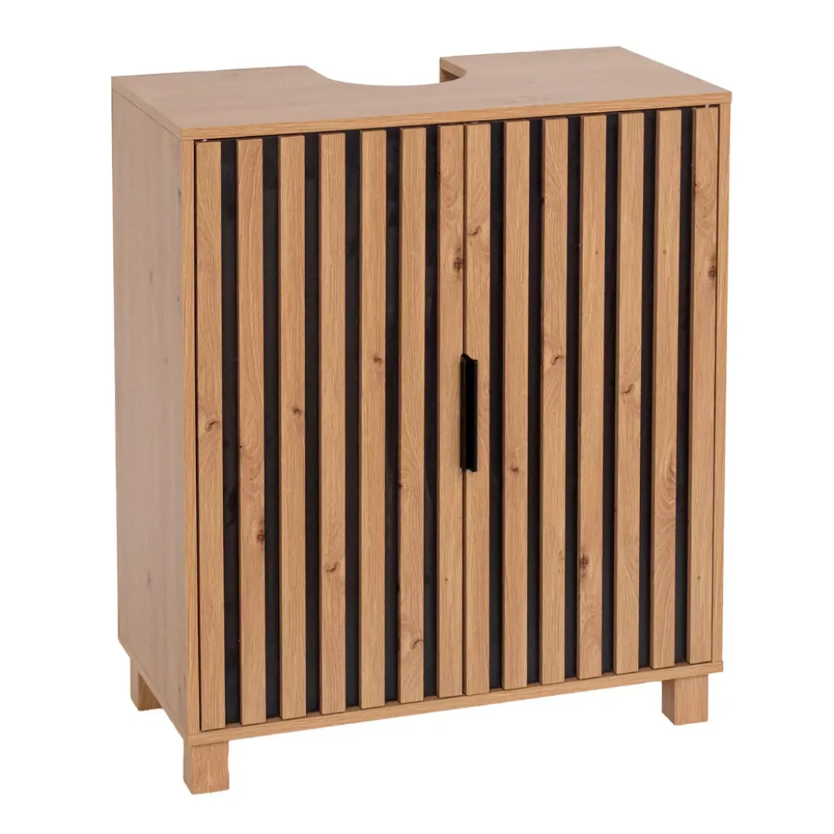 Mobile sottolavabo bagno in legno (70 x 60 cm) Karma Naturale