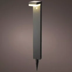 Paletto da giardino solare 40 LED 600 lumen (H70 cm) Elite Grigio antracite