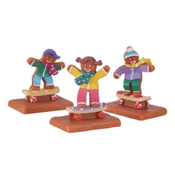 Personaggi Lemax Pan di zenzero su skateboard