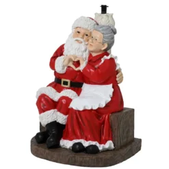 Piede di albero gigante (H97 cm) Babbo e Mamma Natale