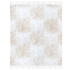 Plaid in cotone (125 x 150 cm) Mekong Beige