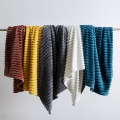 Plaid morbido (150 cm) Kalie Giallo