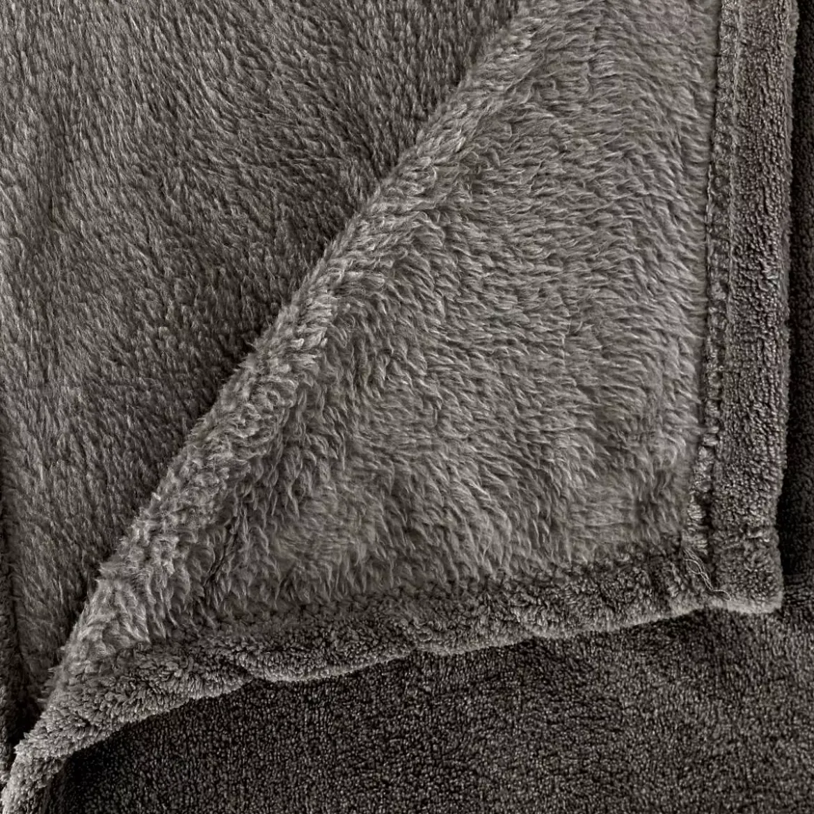 Plaid morbido (150 cm) Tendresse Grigio