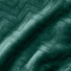 Plaid morbido flanella (125 x 150 cm) Zag Verde