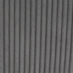 Poltrona girevole in velluto a coste (seduta 46 cm) Lomy Grigio