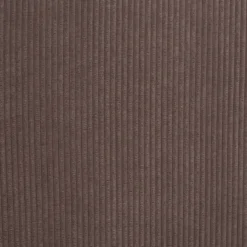 Poltrona in velluto a coste (seduta 45 cm) Owen Cioccolato