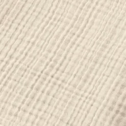 Poncho adulto in garza di cotone L/XL Gaïa Beige