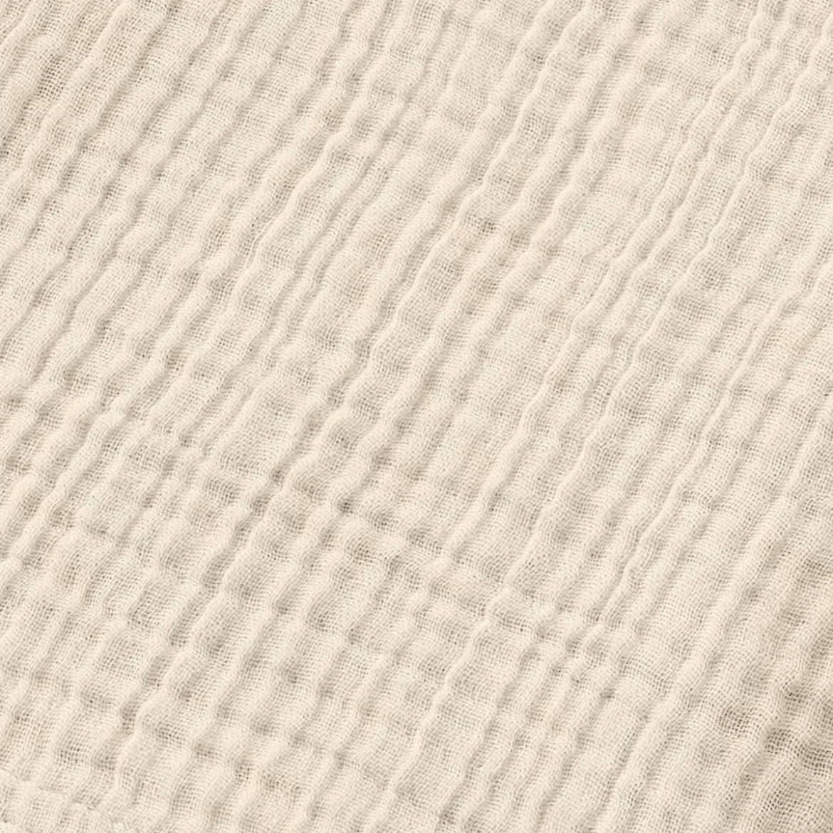 Poncho adulto in garza di cotone S/M Gaïa Beige