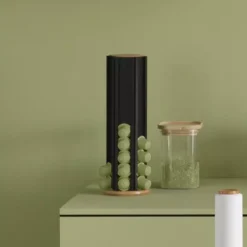 Portacapsule caffè Nespresso Nero e naturale
