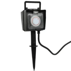 Presa con picchetto da giardino programmabile
