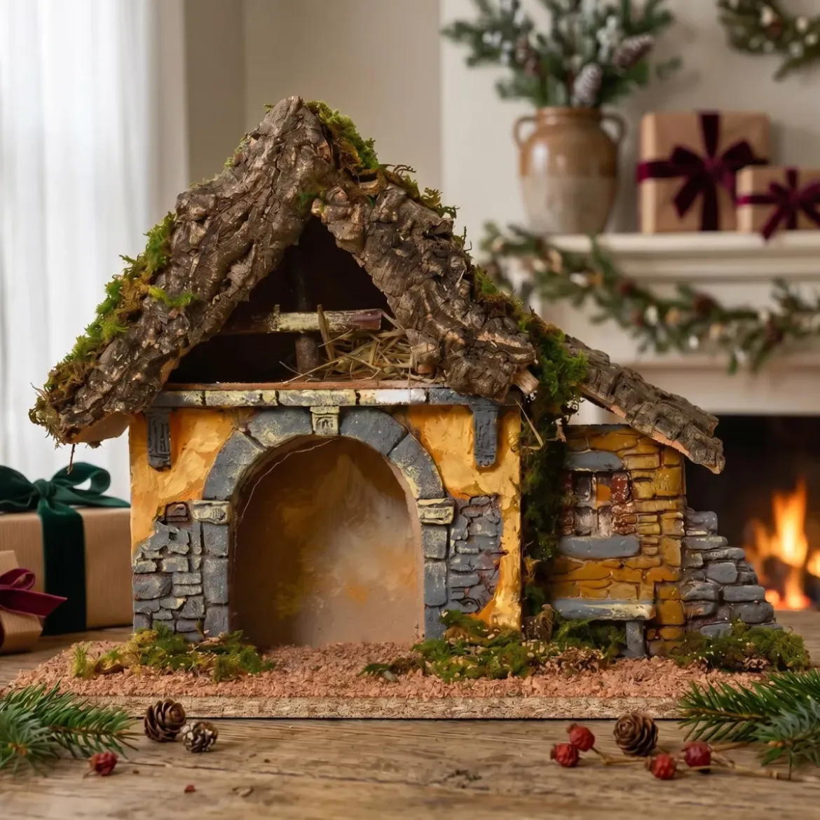 Presepe di Natale vuoto (Altezza 27 cm) Santa Lea