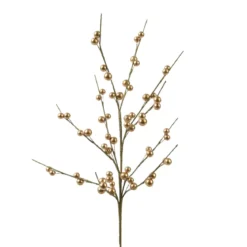Rametto di bacche (H55 cm) Lapponia Oro metallizzato