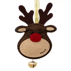 Renna da appendere (19 cm) Marrone