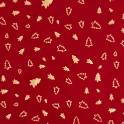 Runner da tavola velluto (300 x 28 cm) Alberi di Natale Rosso