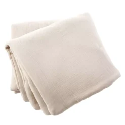 Runner letto quadrupla garza di cotone (90 x 220 cm) Victoria x Gaïa Beige pampa