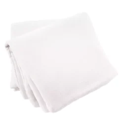 Runner letto quadrupla garza di cotone (90 x 220 cm) Victoria x Gaïa Bianco chantilly