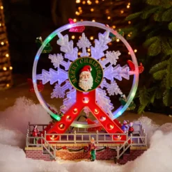 Ruota panoramica luminosa e musicale Merry Christmas