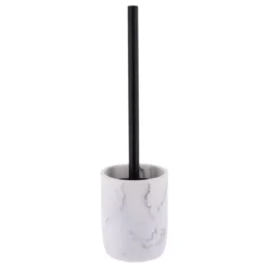 Scopino per WC in poliresina effetto marmo Séma Grigio