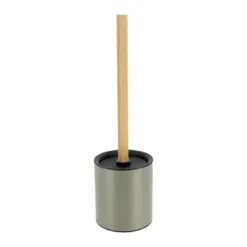 Scopino WC metallo Purebamboo Verde cachi