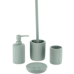 Scopino WC Timeless Striato Verde eucalipto