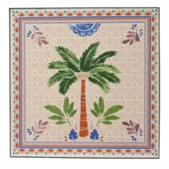 Sedia bistro pieghevole in mosaico Havana Marrone