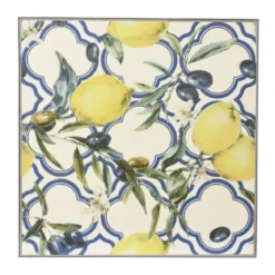 Sedia bistro pieghevole in mosaico Sorrento Azzurro
