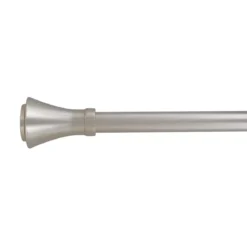 Set bastone per tenda allungabile (L120 - L210 cm / D19 mm) Brasserie Argento