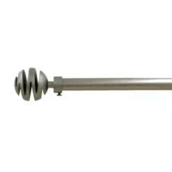 Set bastone per tenda allungabile (L120 - L210 cm / D19 mm) Villalouise Grigio