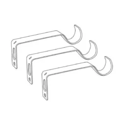 Set bastone per tenda allungabile (L120 - L210 cm / D19 mm) Villalouise Grigio