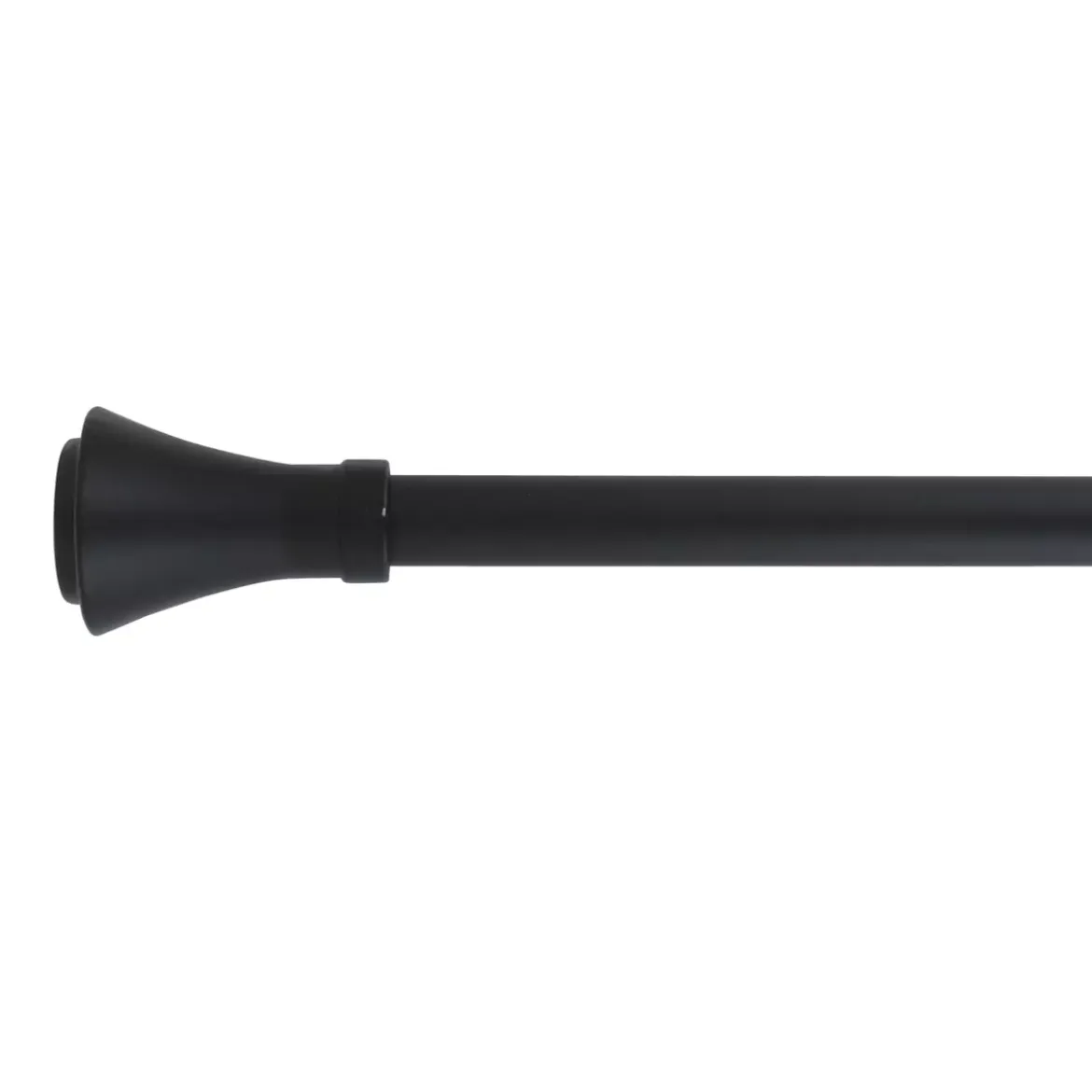 Set completo bastone tenda regolabile (L120 - L210 cm / D19 mm) Brasserie Nero opaco