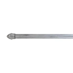Set completo bastone tenda regolabile (85 a 135 cm) Bistrot Argento e nero
